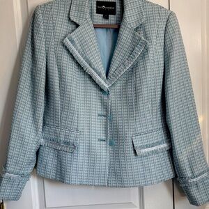 Sag Harbor Blue and White Blazer